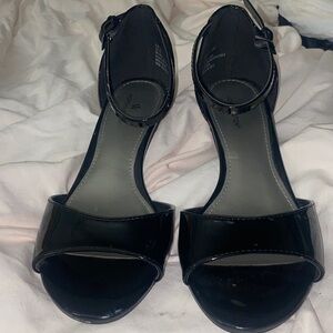 Worthington Black Patent Heels